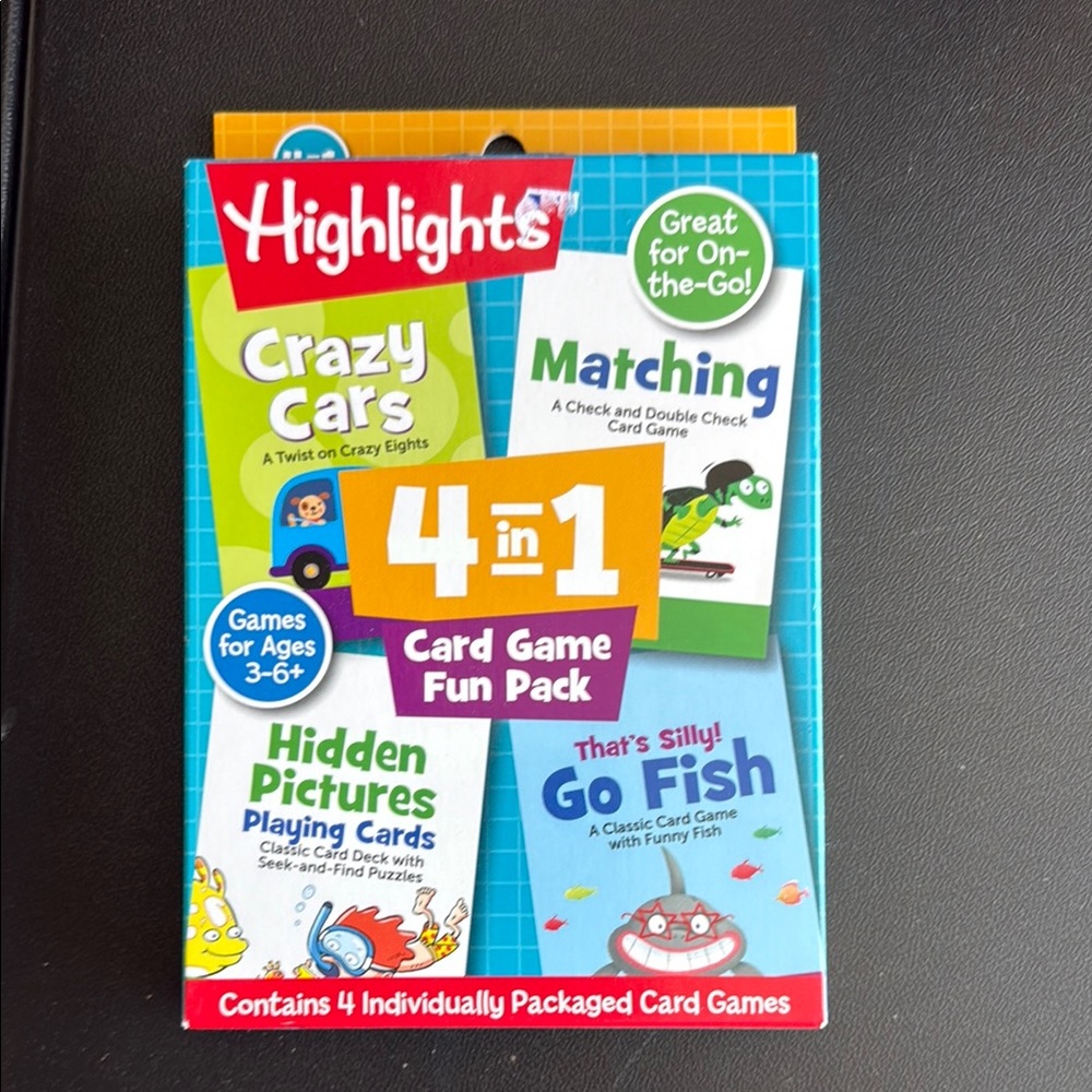 4-in-1 Card Game Fun Pack - Multicolor